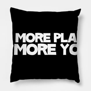 Eat More Plants Do More Yoga [Vegan Army] Pillow