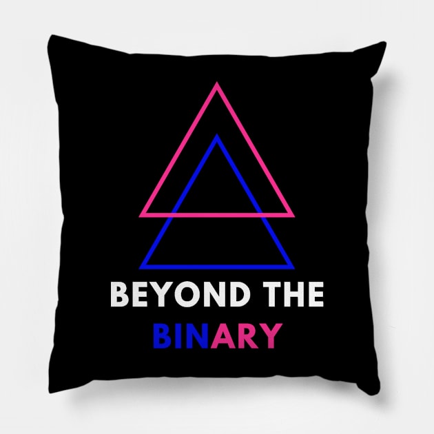 Beyond the binary Pillow by Realfashion