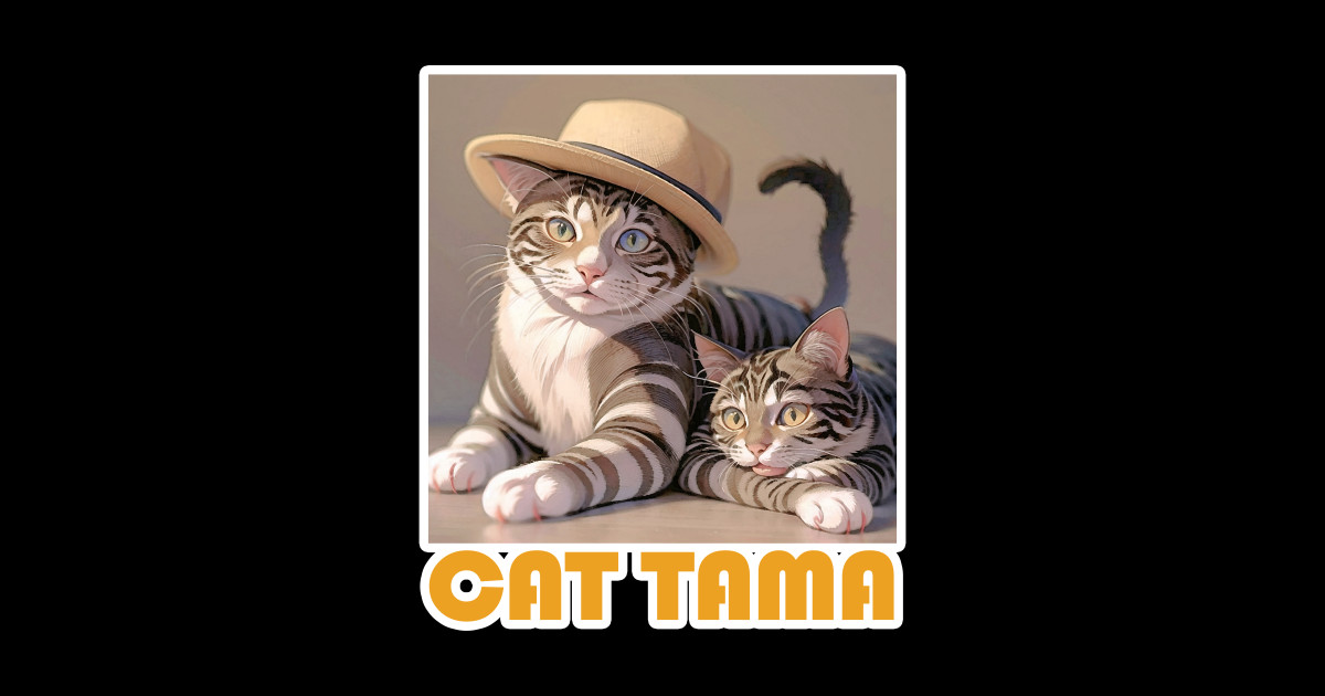 Cat Tama,Tama Super Station Master - Popular Cat Webmaster - Sticker ...