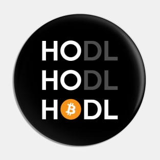 HO HO HODL Bitcoin Pin