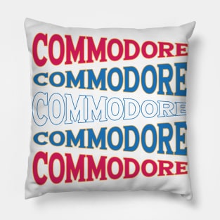 TEXT ART USA COMMODORE Pillow