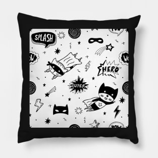 Super Hero Seamless pattern. Pillow