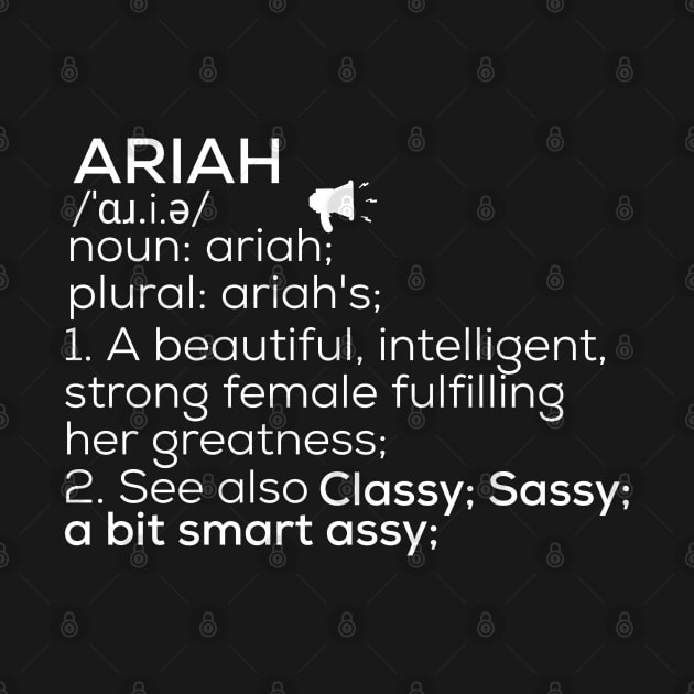 Ariah Name Ariah Definition Ariah Female Name Ariah Meaning by TeeLogic