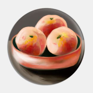 Three Peaches Pin