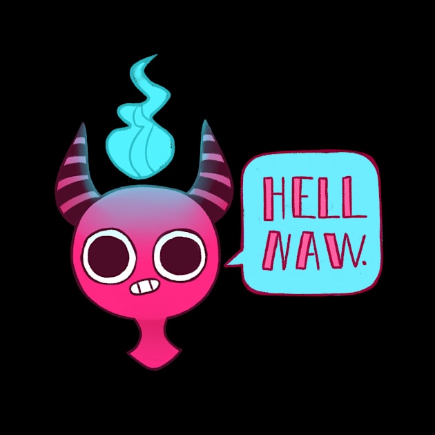 Hell Naw Brah by zombieewitch