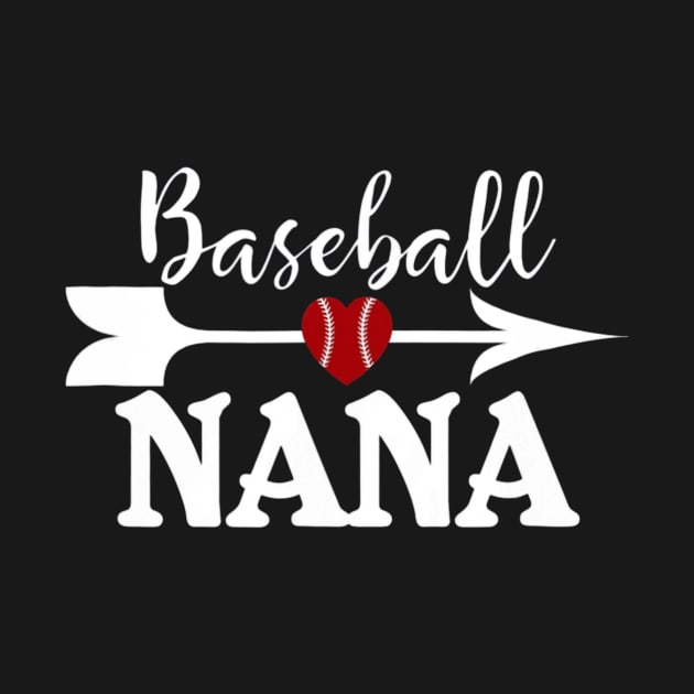 Baseball NANA Proud Grandma Mothers Day by Vigo