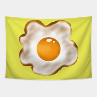 Burnt fried eggs Tapestry