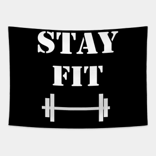 Stay fit statement Tapestry