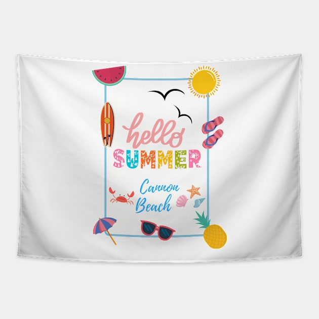 Welcome summer Tapestry by Funnysart