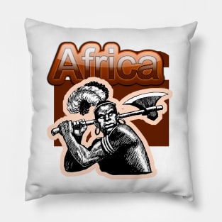 african african native warriors Pillow