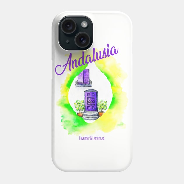 Andalusia Spain Lavender & Lemons Design Phone Case by Lavender and Lemons