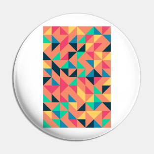 Creative Geometric Colourful Triangle Pattern #27 Pin