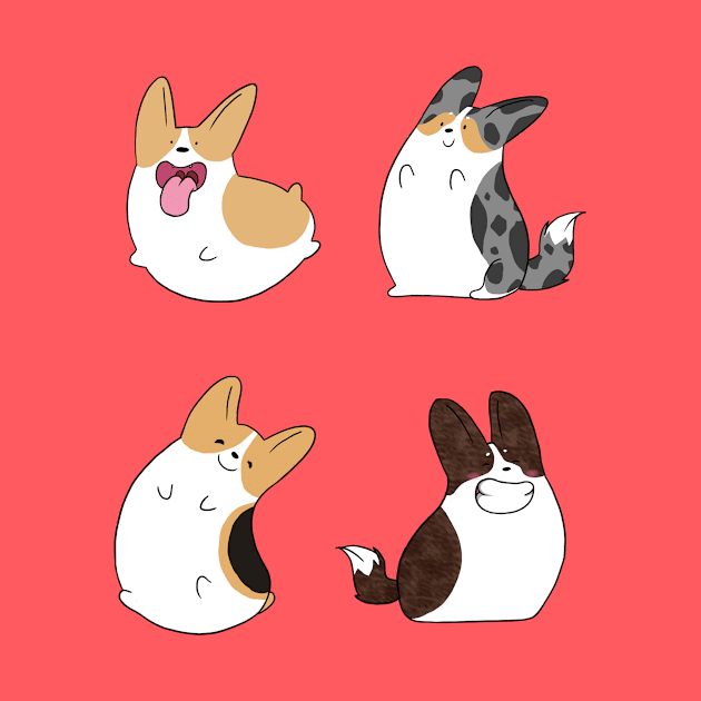 Corgi Coats by CorgFish_Illustrations