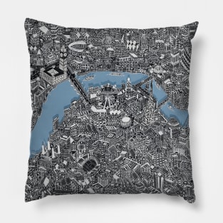 london map thames Pillow