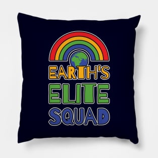 Earth's (Kids) Elite Squad Pillow