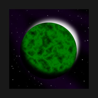 Green plasma planet T-Shirt