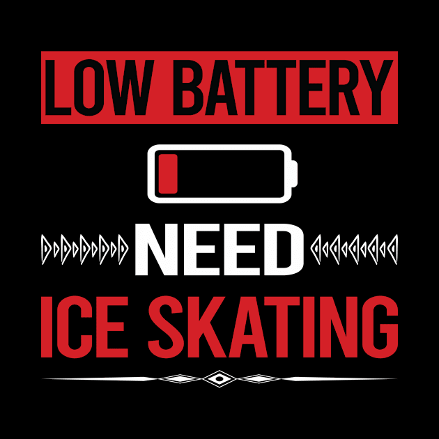 Low Battery Ice Skating Skate Skater by tyeshawalthous