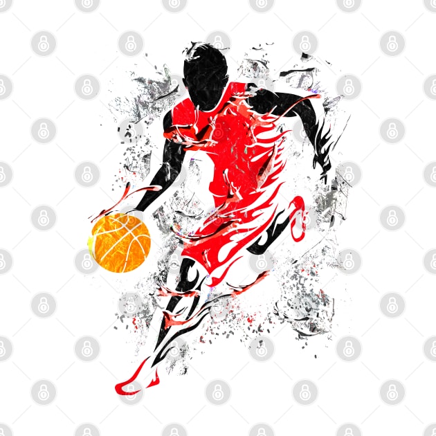 Chicago Bulls Basketball by BabyYodaSticker