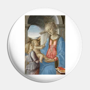 Imitator Of Fra Filippo Lippi - The Virgin And Child With An Angel Pin