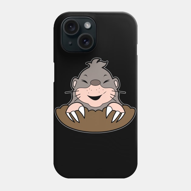 Cute Mole Phone Case by Imutobi