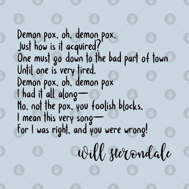 Demon pox Will Herondale by Bookishandgeeky