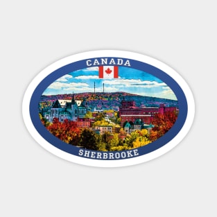 Sherbrooke Canada Travel Magnet