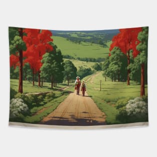 Armidale Australia Vintage Travel Poster Tourism Art Tapestry