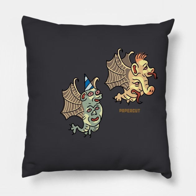 Pip and Caca Pillow by EstudiosPapercut