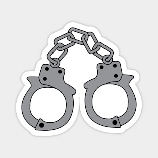 Police Officer Hand Cuffs Magnet