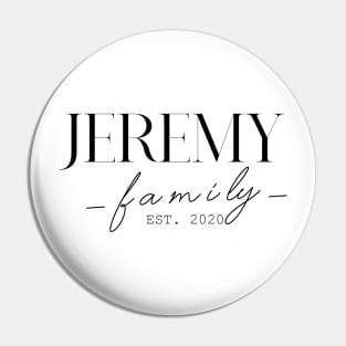 Jeremy Family EST. 2020, Surname, Jeremy Pin