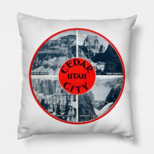 Cedar City, Utah Pillow