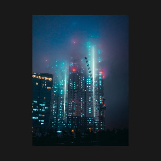 Cyberpunk Towers by Steve Roe