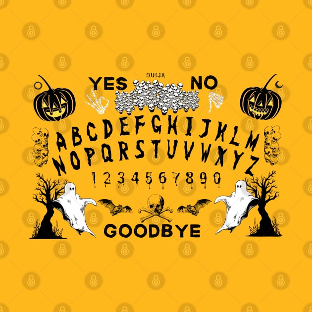 Halloween Ouija Board by TJWDraws