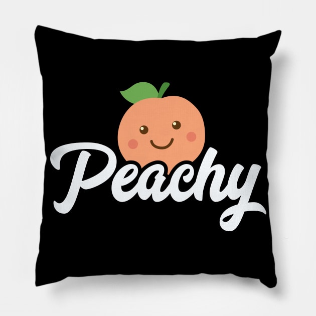 Peachy Pillow by DetourShirts