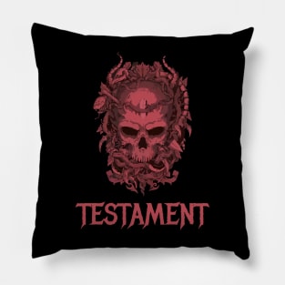 Testament art Pillow