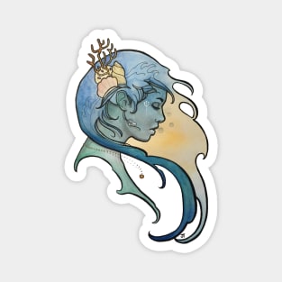 Mermaid Dreaming Magnet