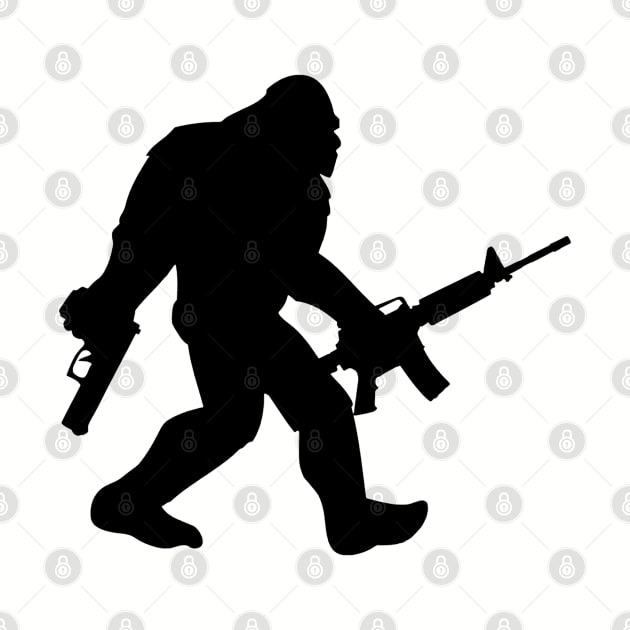 Bigfoot - Guns by  The best hard hat stickers 