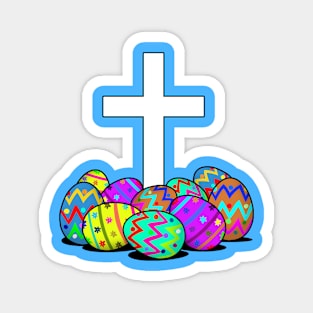 Happy Easter Eggs Magnet