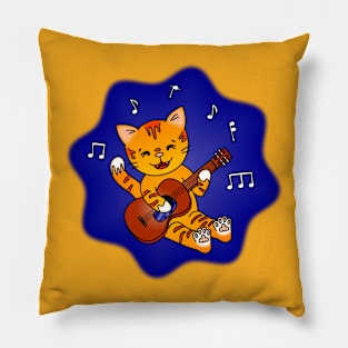 Guitar Cat Pillow