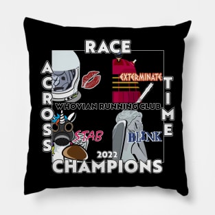 Race Across Time 2022 Champions - VILLAINS! Pillow