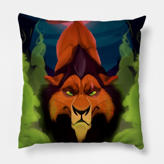 Be Prepared - Lion King Pillow by BrianaK_Art