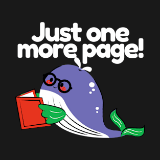 Geek Whale Reading T-Shirt