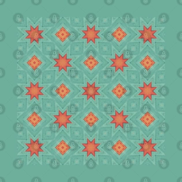 Green Orange Pattern by RdaL-Design