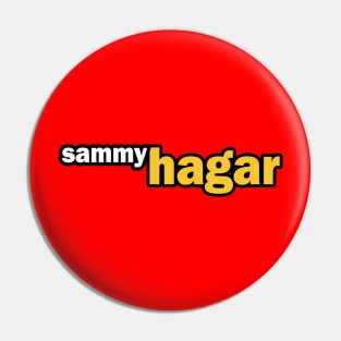 Sammy Hagar - Sam Goody style! Pin