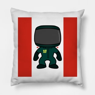 Lance Stroll Custom Bobblehead - Flag Edition 2021 Season Pillow