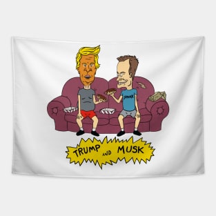 Trump & Musk Tapestry