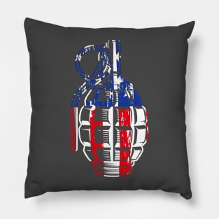 Handgranade with USA Flag Pillow