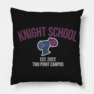 Knight School Pillow