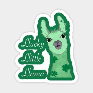 Llama st. Pattys day Magnet