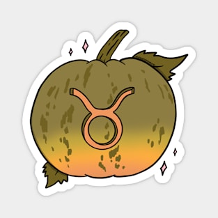 Taurus Pumpkin Magnet